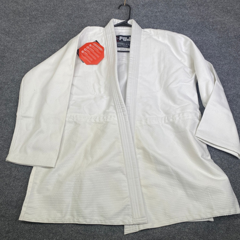 Fuji Martial Arts Gi Jacket White Judo Jiu-Jitsu Training Uniform Size 3 Mens
